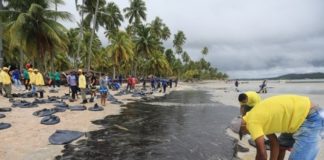 Novas manchas de óleo reaparecem em oito praias do Nordeste