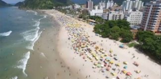 Coronavírus: Dois são detidos após cerco em praias do Guarujá (SP)